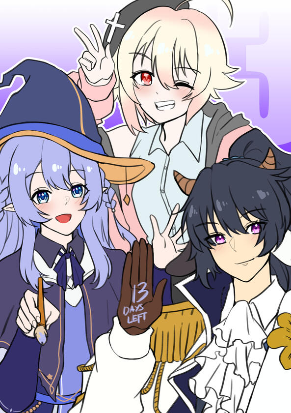 DAY 13 @ushimarucowwuvt @RheaCorey16 @ChihimeLilith