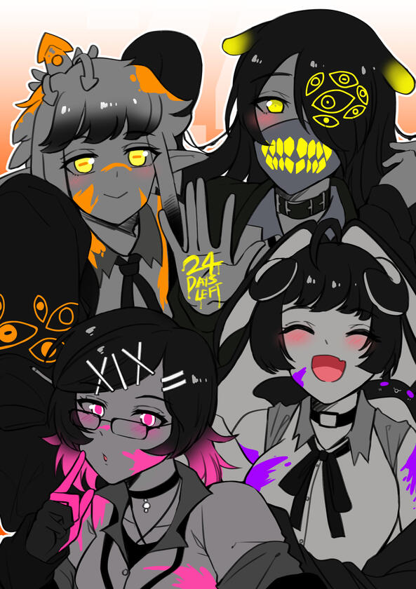 DAY 24 @ToxicKurimon @PravusPRM @manta_reika @MuraeChi